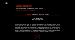 Desktop Screenshot of lampe-tempete.fr